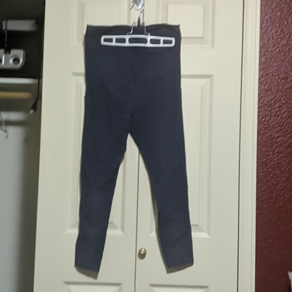 Navy Maternity Leggings